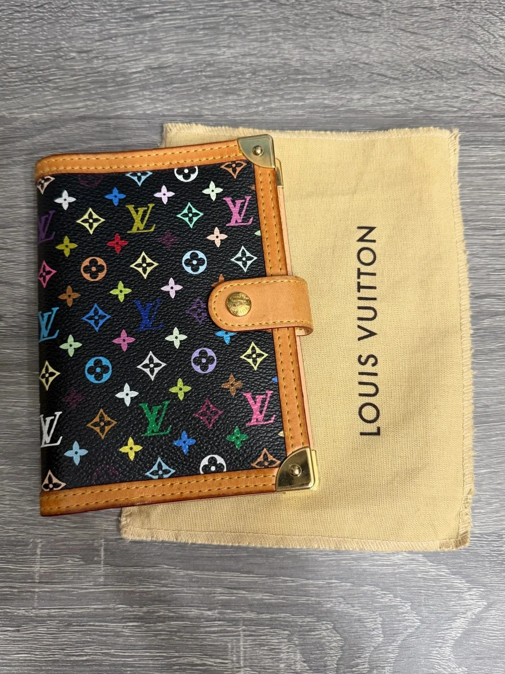 Vintage Louis Vuitton | Murakami Multicolor Agenda PM